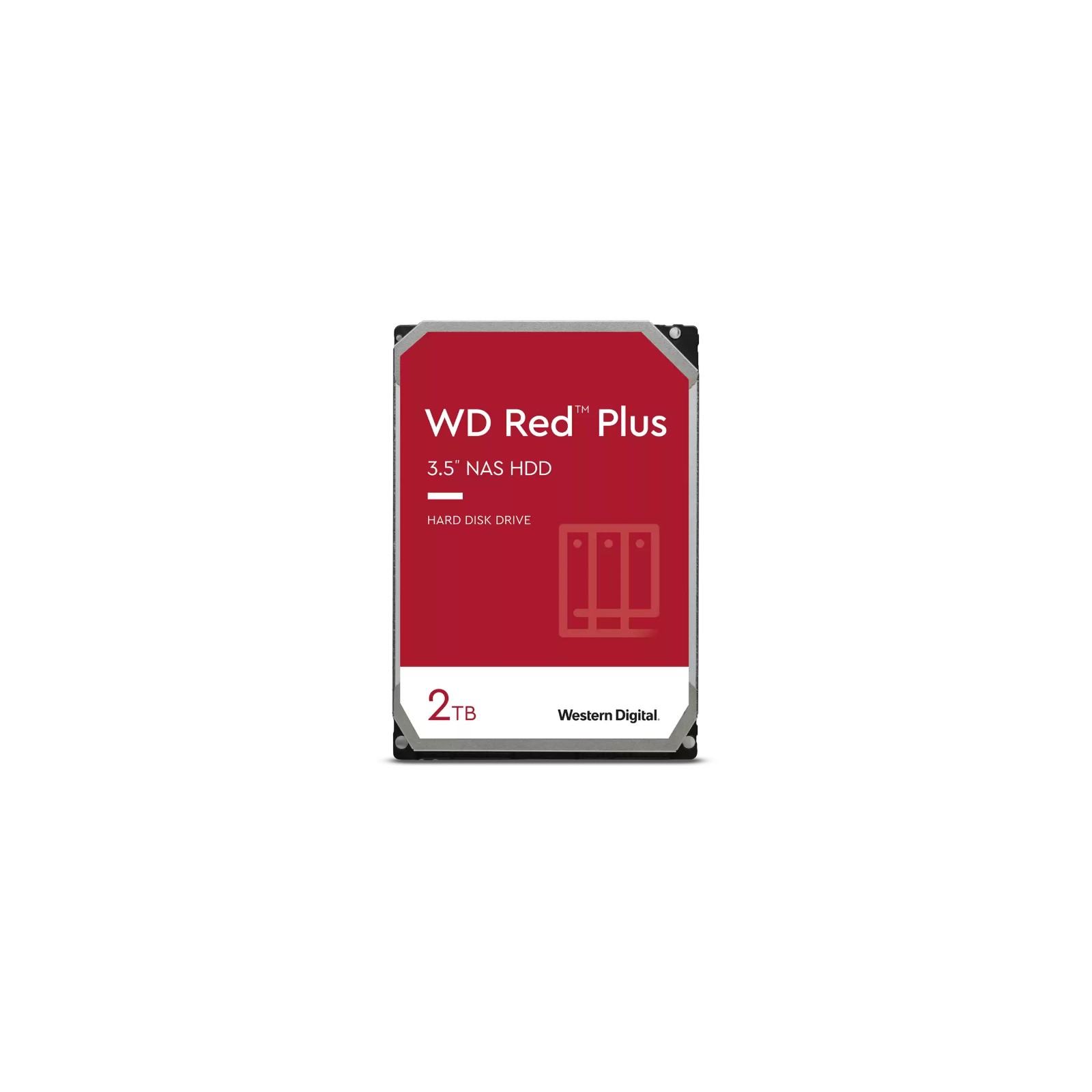 WD Red Plus 2TB Hard Drive for NAS Systems