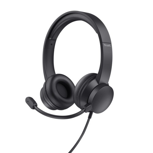 Trust Ayda USB Headset with Microphone Black