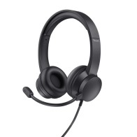 Trust Ayda USB Headset with Microphone Black