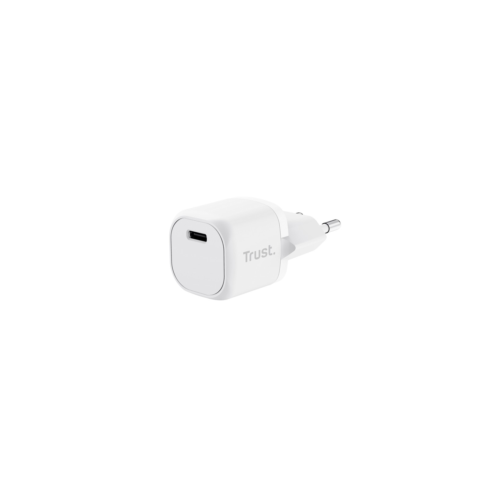 Cargador Pared/Viaje Ultrarreducido USB-C PD 20W Maxo Blanco Trust