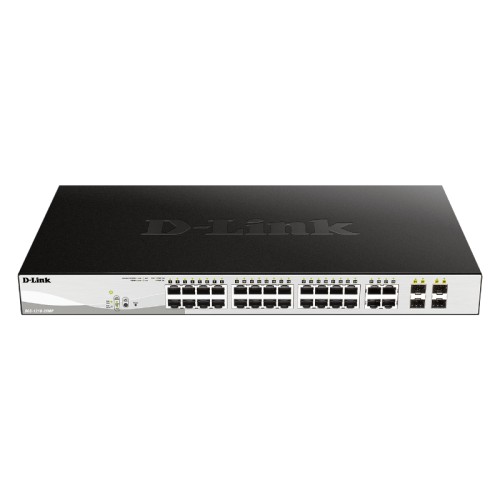 D-Link 28-Port 10/100/1G Switch with 4 Combo 1000BaseT/SFP PoE