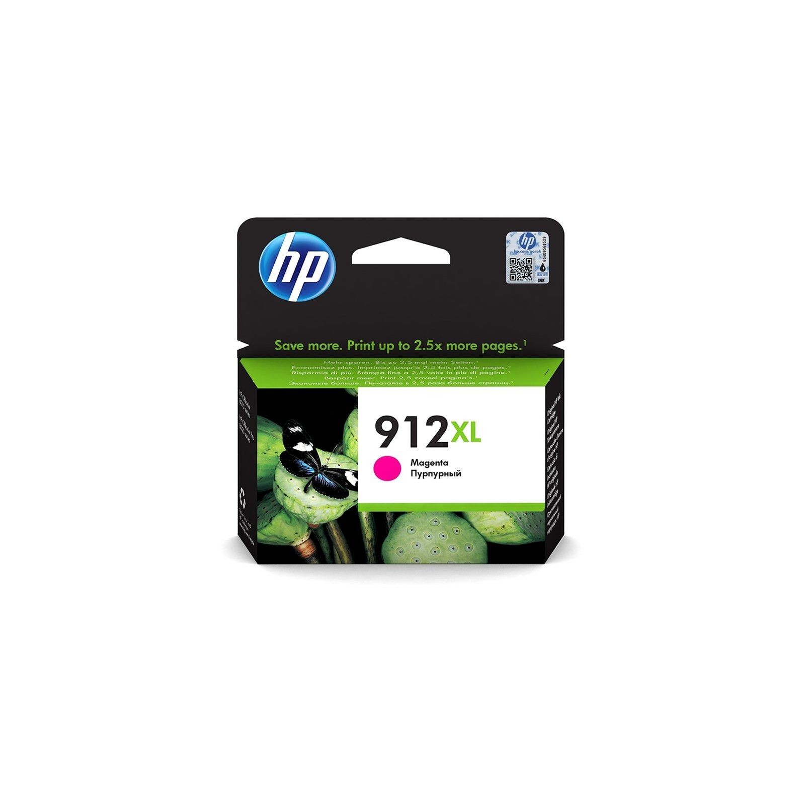 Cartucho Tinta Magenta HP 912 XL (3YL82AE)