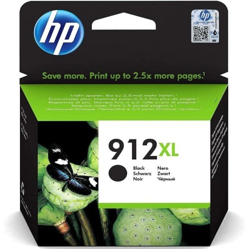 HP 912 XL Black Ink Cartridge Original