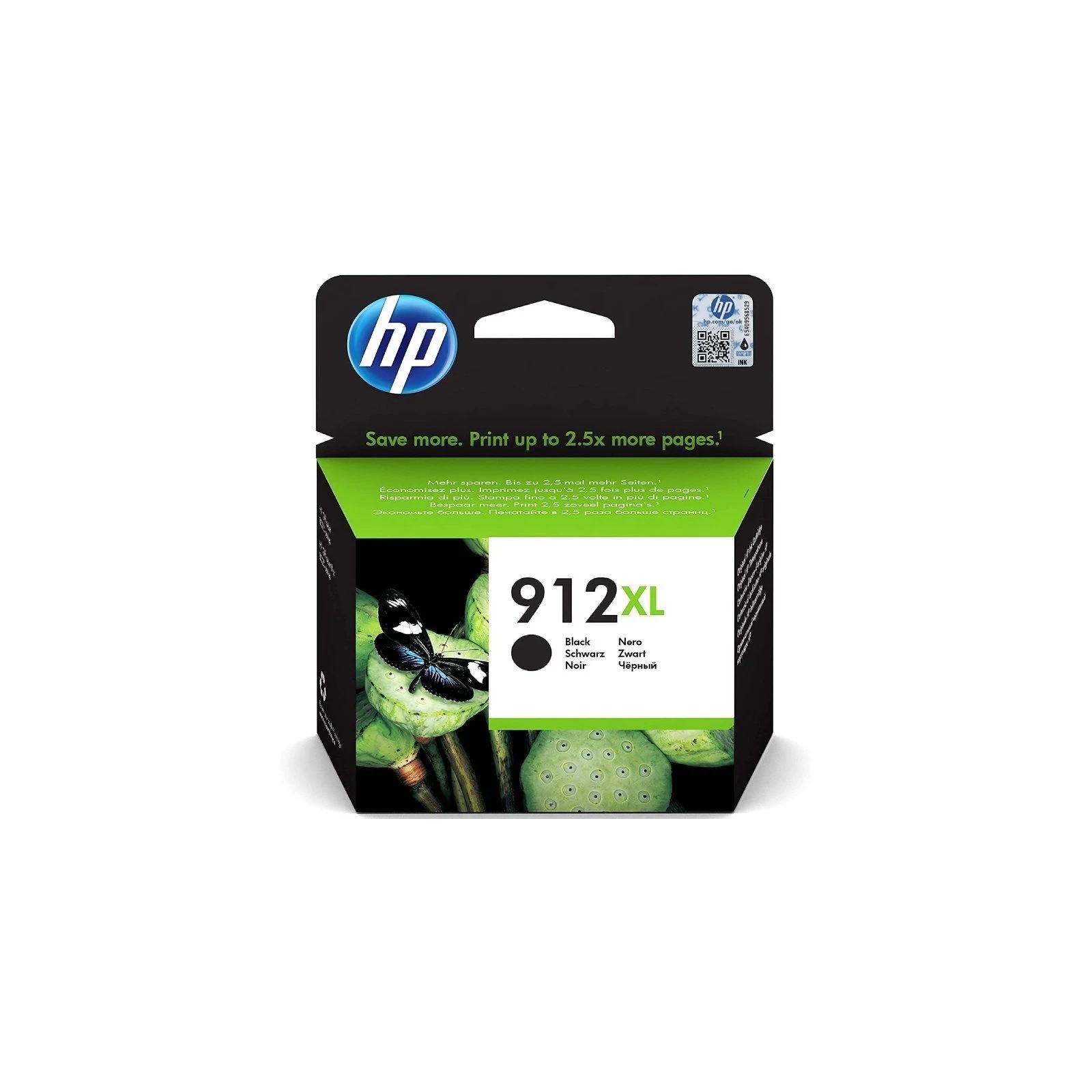 Cartucho de Tinta Original HP 912 XL Negro