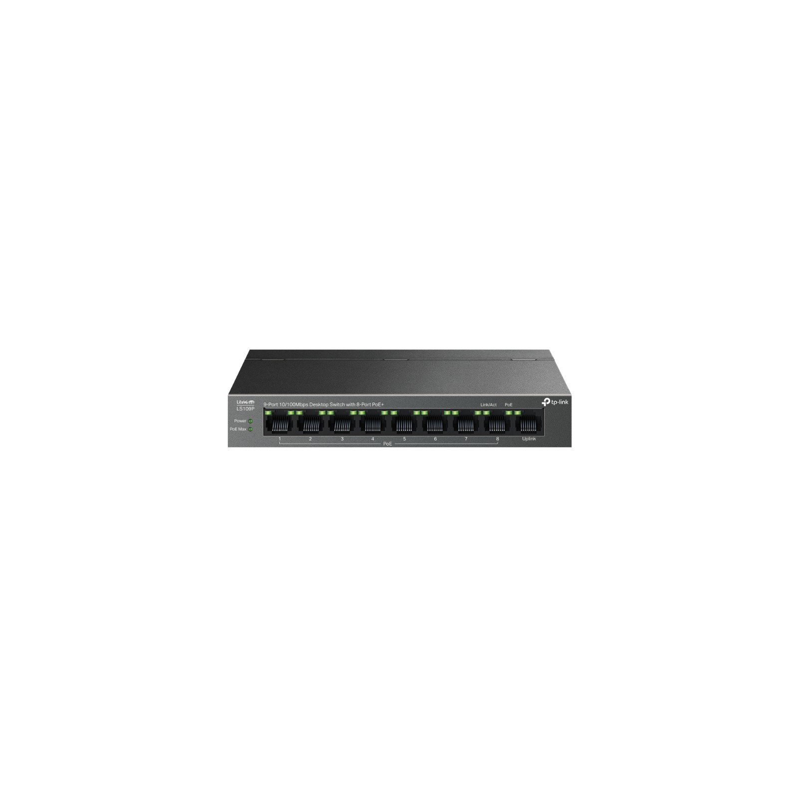 TP-Link 9 Port 10/100 Switch with PoE+ Features