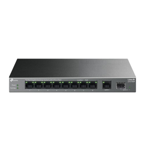 TP-Link 10-Port Gigabit Switch with 8 PoE+