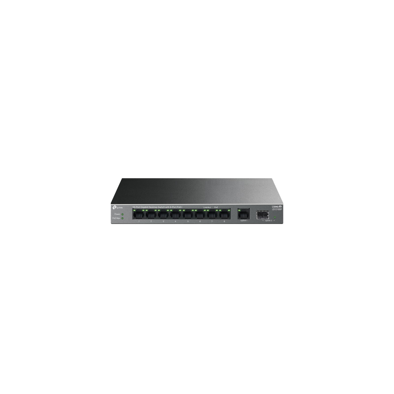 TP-Link 10-Port Gigabit Switch with 8 PoE+