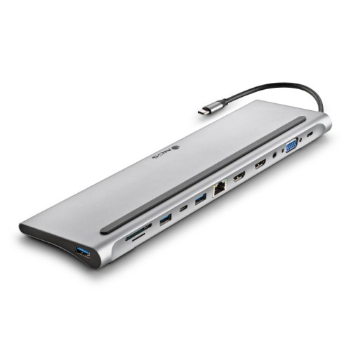 WonderDock12 12-Port USB-C Hub Grey