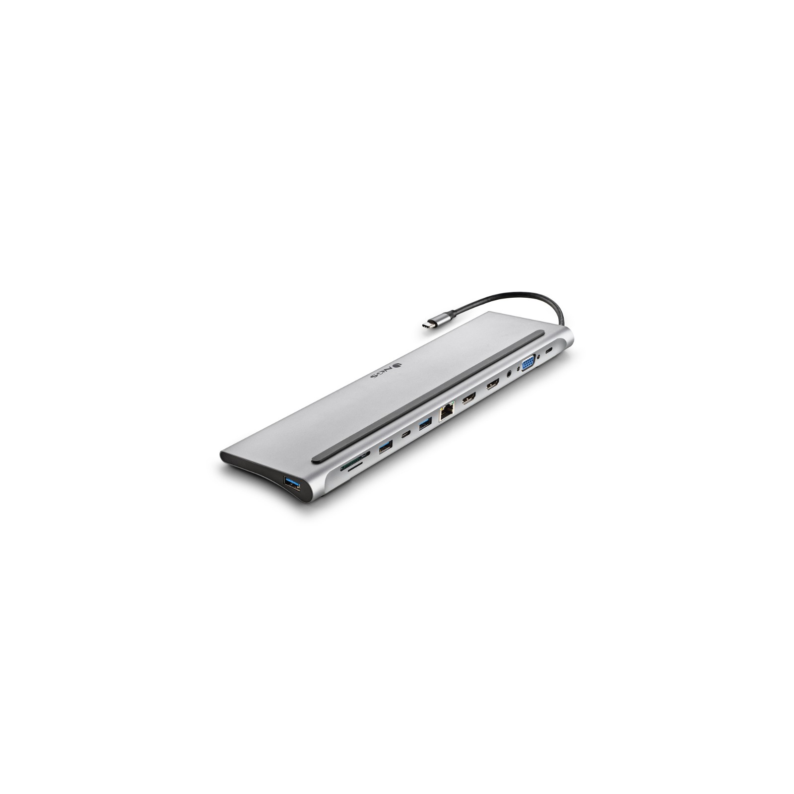 Hub 12 Puertos USB-C Wonderdock12 Gris