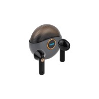 Bluetooth Headphones with Microphone and Charging Case Snail Black Tooq