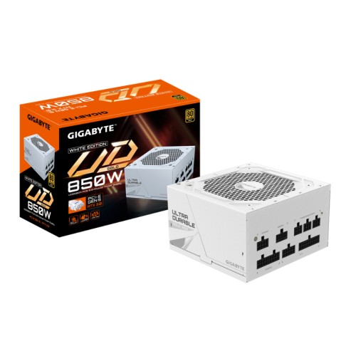 Fuente de Alimentación Modular Gigabyte UD850GM PG5 Blanca 80 Plus Gold