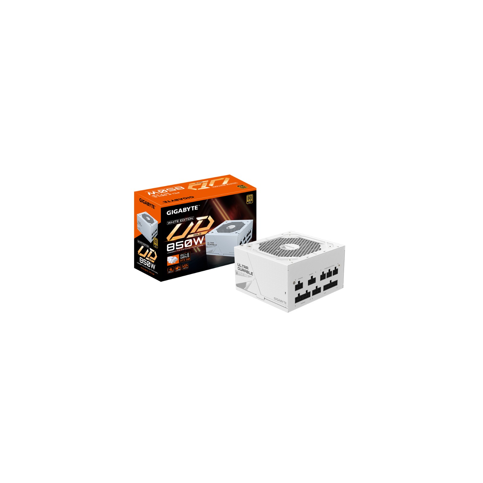 Fuente de Alimentación Modular Gigabyte UD850GM PG5 Blanca 80 Plus Gold