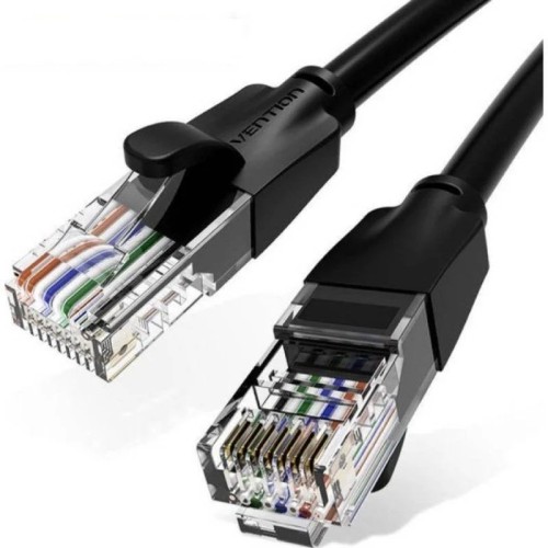 Cable De Red RJ45 UTP Cat6 3 M Negro Vention