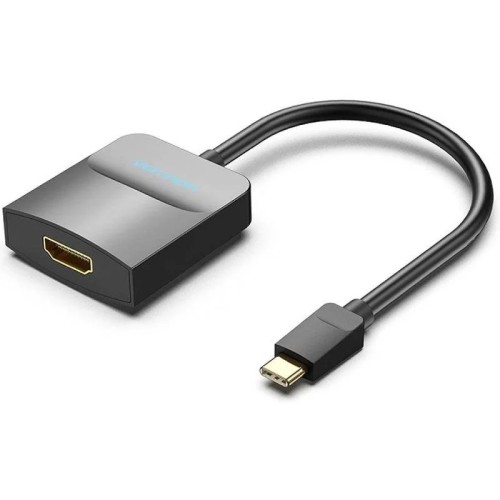 Adaptador USB-C/M a HDMI/H Negro Vention