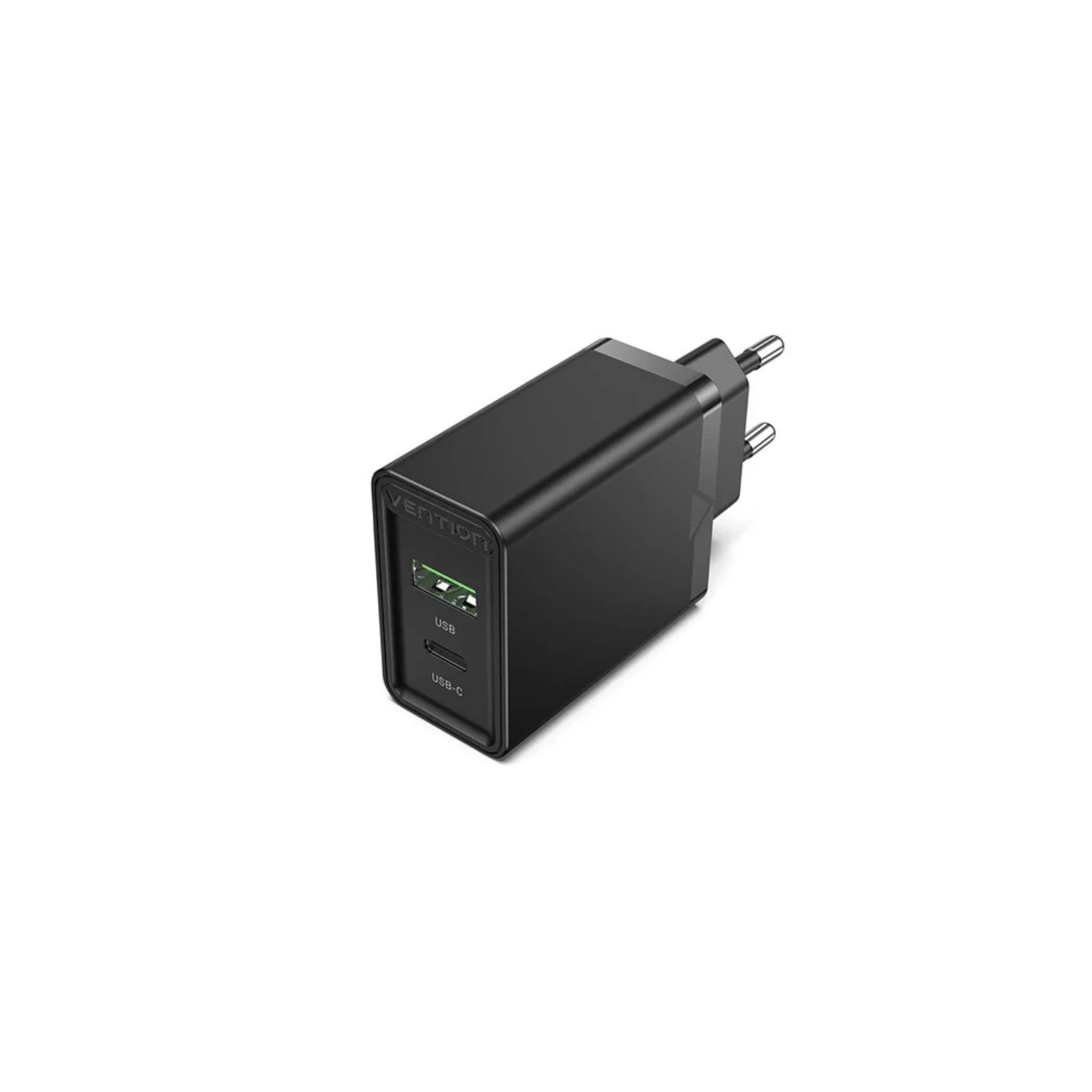 Cargador de Pared Vention 20W USB-C/PD USB-A/QC para Carga Rápida