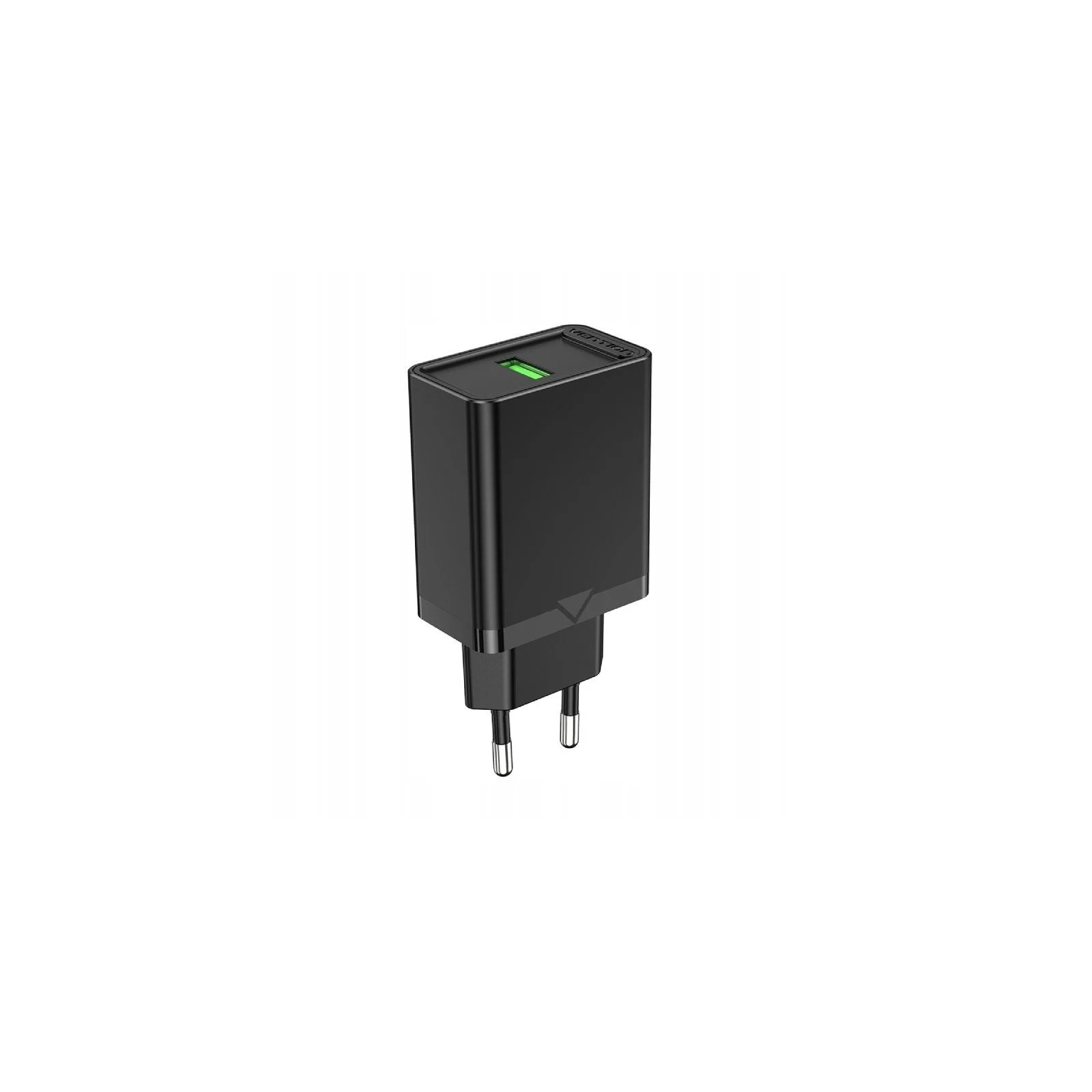 Cargador de Pared 18w USB-a 3A Negro Vention