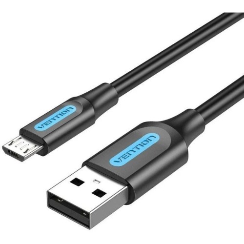 Cable USB 2.0 A a Micro USB 1 M Negro Vention