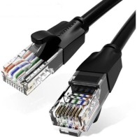 15m Black RJ45 UTP Cat6 Cable Vention