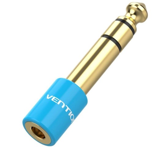 Vention 6.5mm Male to 3.5mm Female Audio Adapter Blue