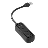 Hub 4 Puertos USB 2.0 Negro de Vention