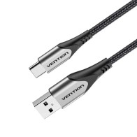 Cable USB-A a USB-C M-M 1 M Gris Vention