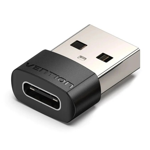 Adaptador USB-A a USB-C Negro Vention