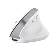 Trust Bayo+ Ergonomic Vertical Wireless Mouse White