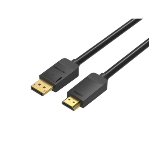 Conversor Displayport/m A Hdmi/m 1.5 M Negro Vention