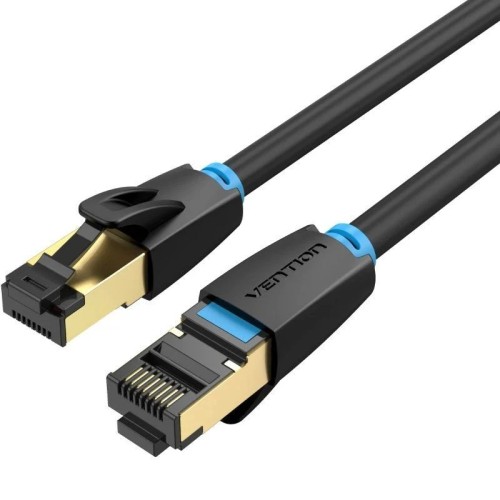 Cable De Red RJ45 Cat 8 SFTP 2 M Negro Vention