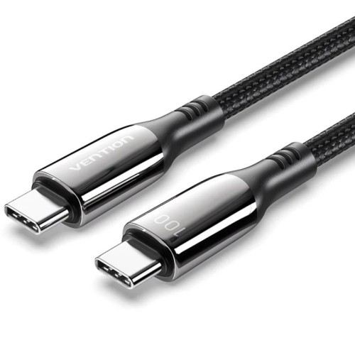 Vention 1.2M 100W USB 2.0 Type-C Cable Black