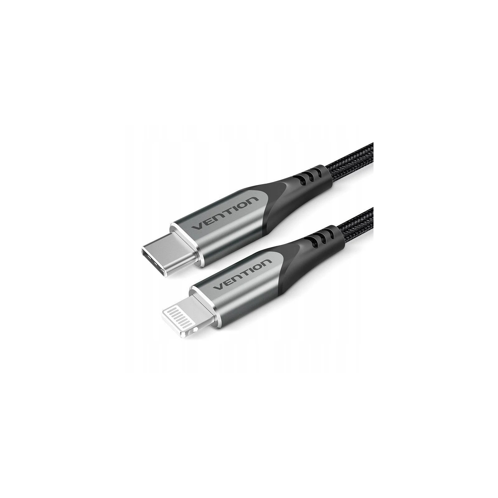 Cable 2.0 USB-C a Lightning 1 M Gris Vention