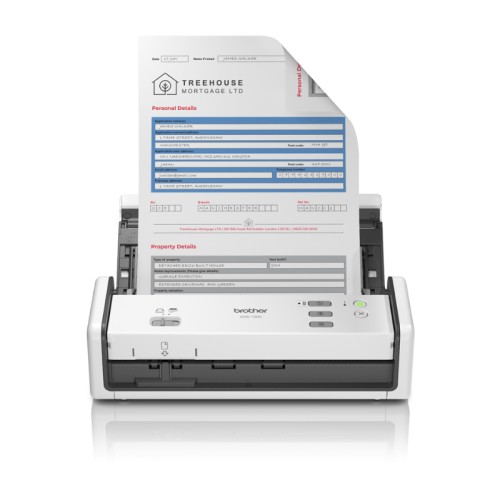 Brother ADS-1300 White Compact Scanner