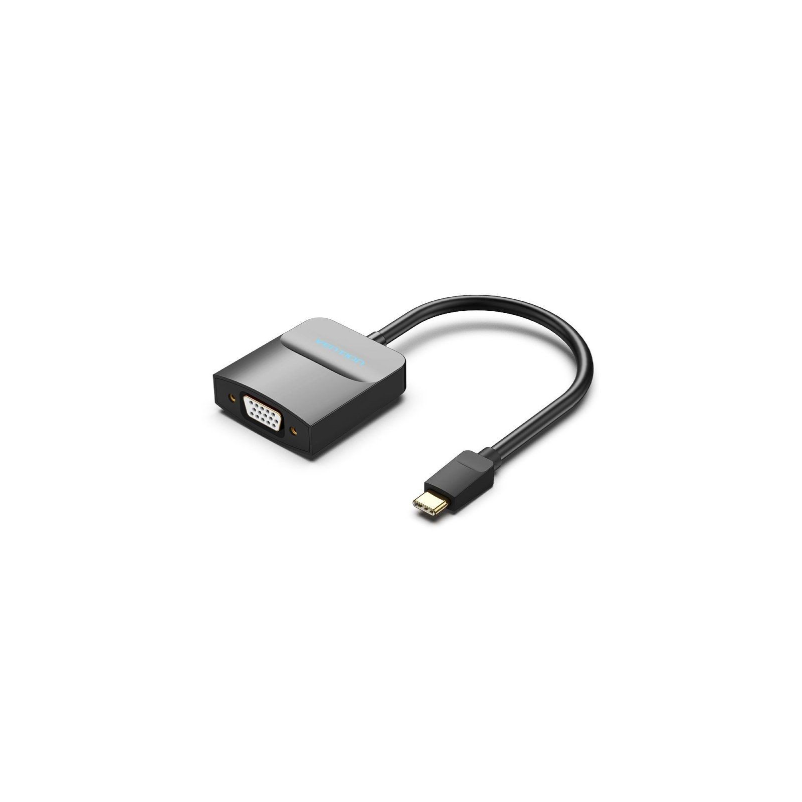 Adaptador Conversor USB-C a VGA/H Negro Vention