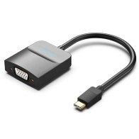 Adaptador Conversor USB-C a VGA/H Negro Vention