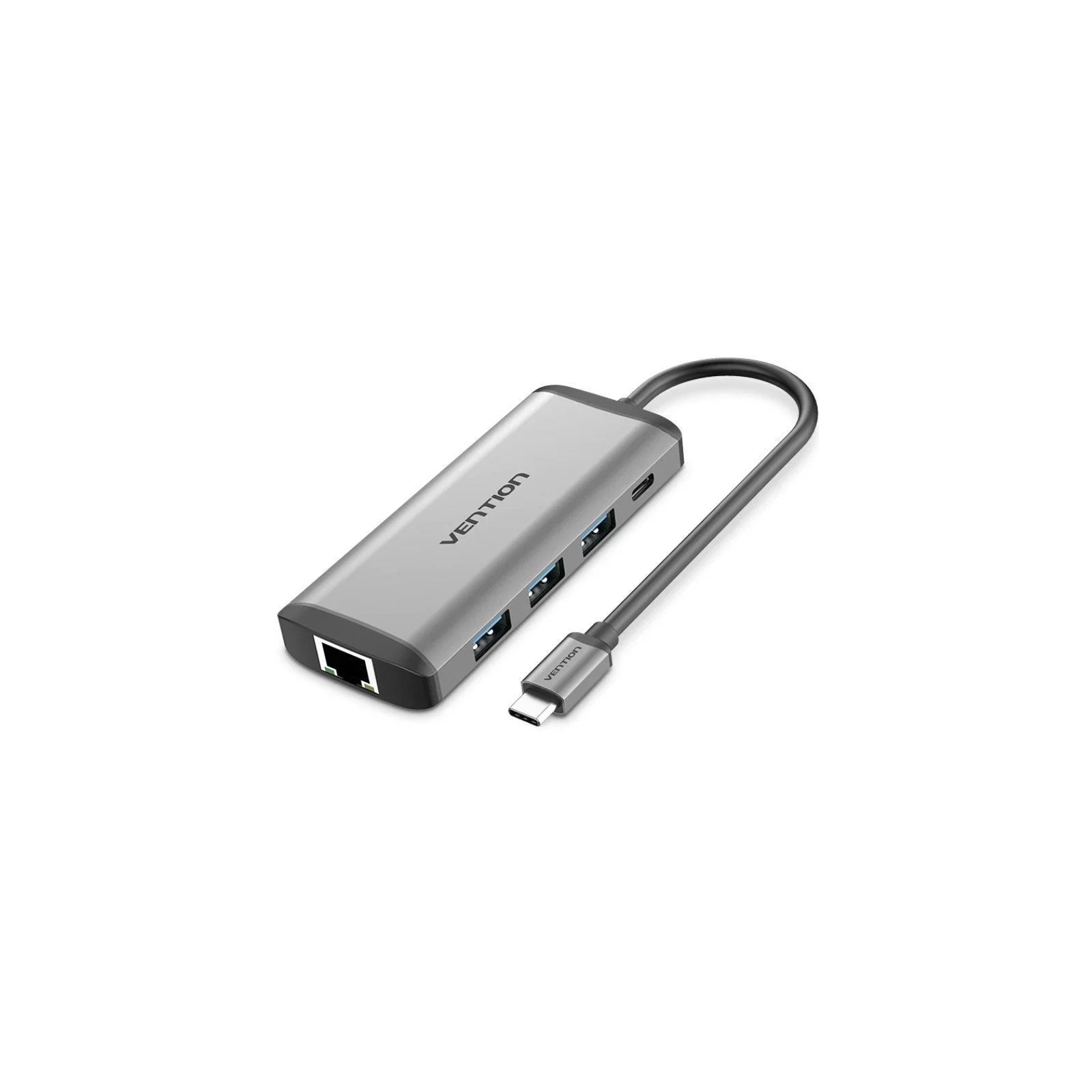 Docking Station 8 Puertos USB-C HDMI USB 3.0 Gris