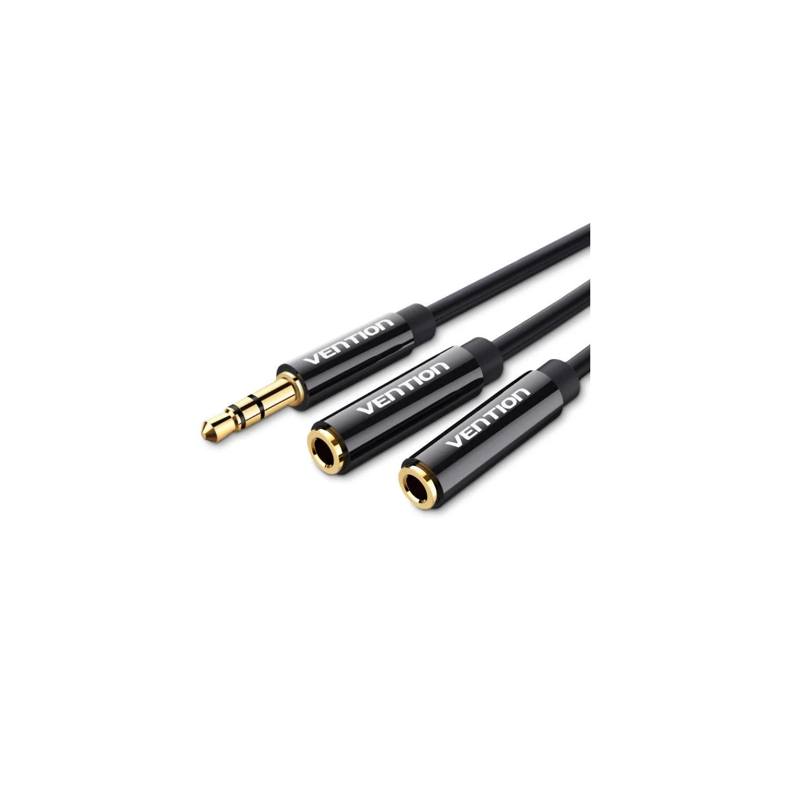 Cable Divisor Audio Estéreo 3.5mm Macho a 2x3.5mm Hembra