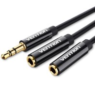 Cable Divisor Audio Estéreo 3.5mm Macho a 2x3.5mm Hembra