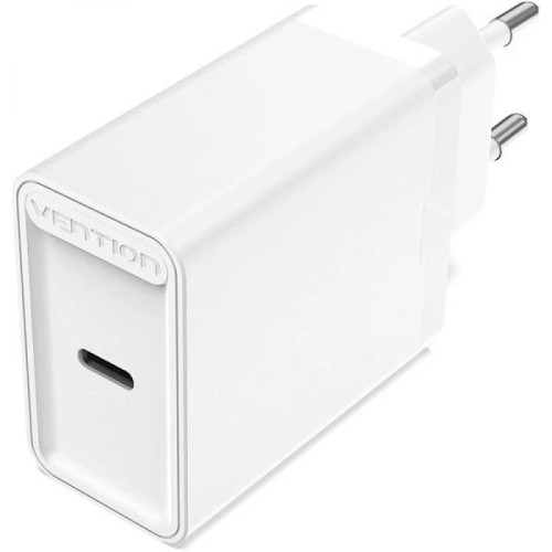 Cargador de Pared Vention 30W USB-C 2.4A Blanco