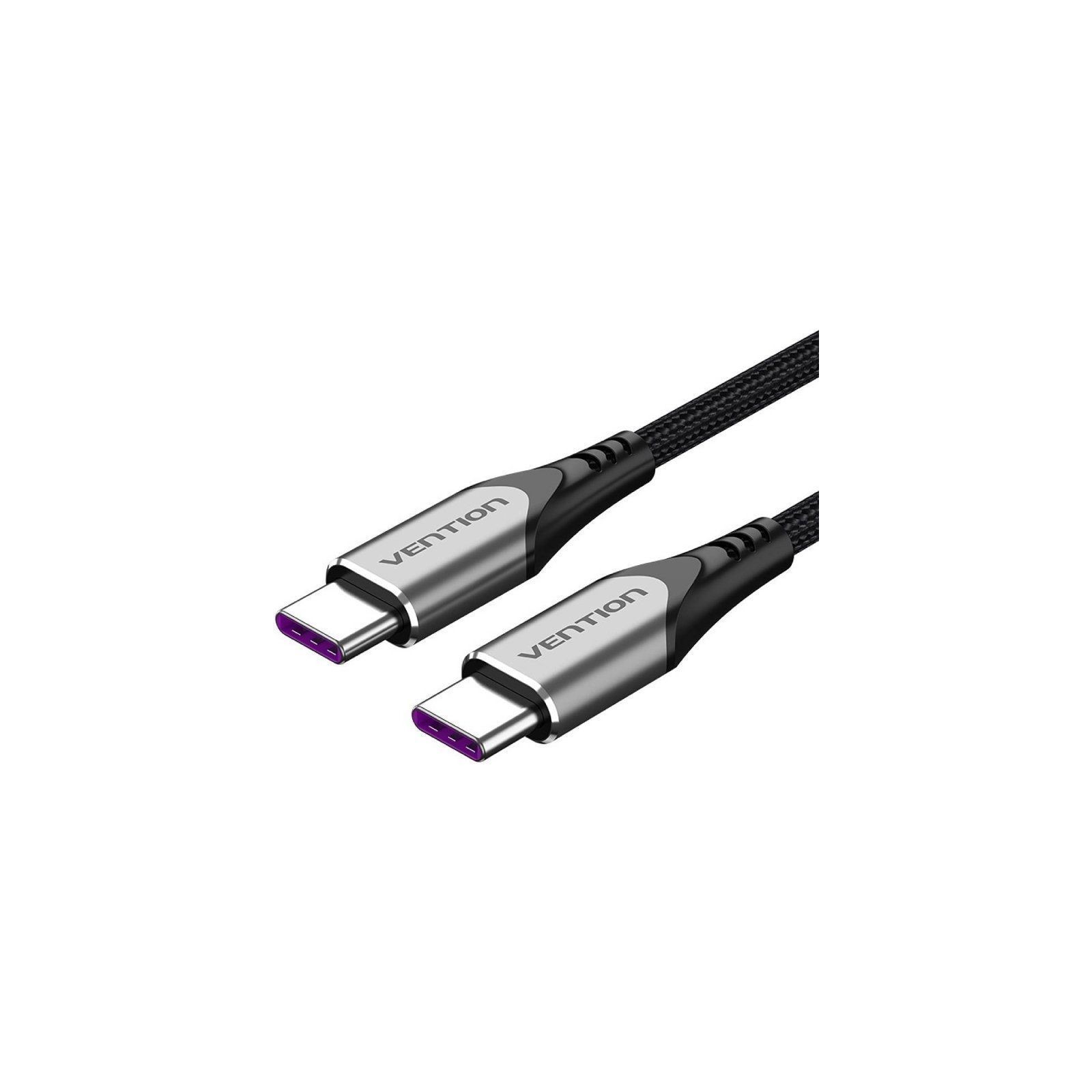 Cable USB-C a USB-C 2.0 5A 1 M Gris Vention