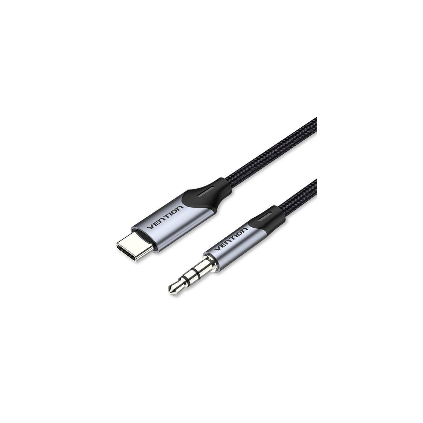 1M USB-C to 3.5mm Jack Converter Grey