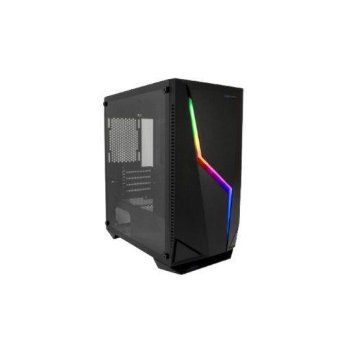 Caja MicroATX M235 FA/650W Negro RGB Deepgaming