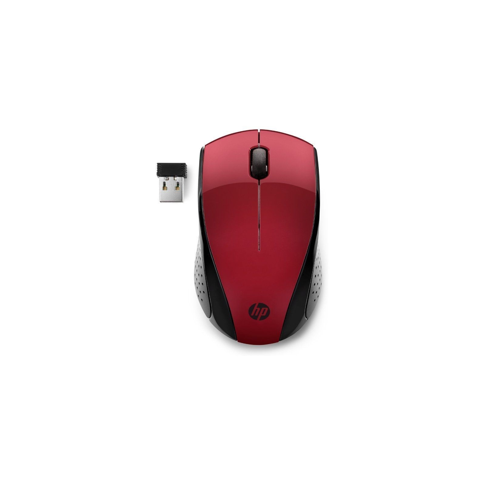 Ratón Óptico Inalámbrico HP 220 Rojo