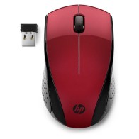 Ratón Óptico Inalámbrico HP 220 Rojo