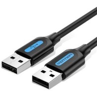 Cable USB-A A USB-A M-m 1 M Negro Vention