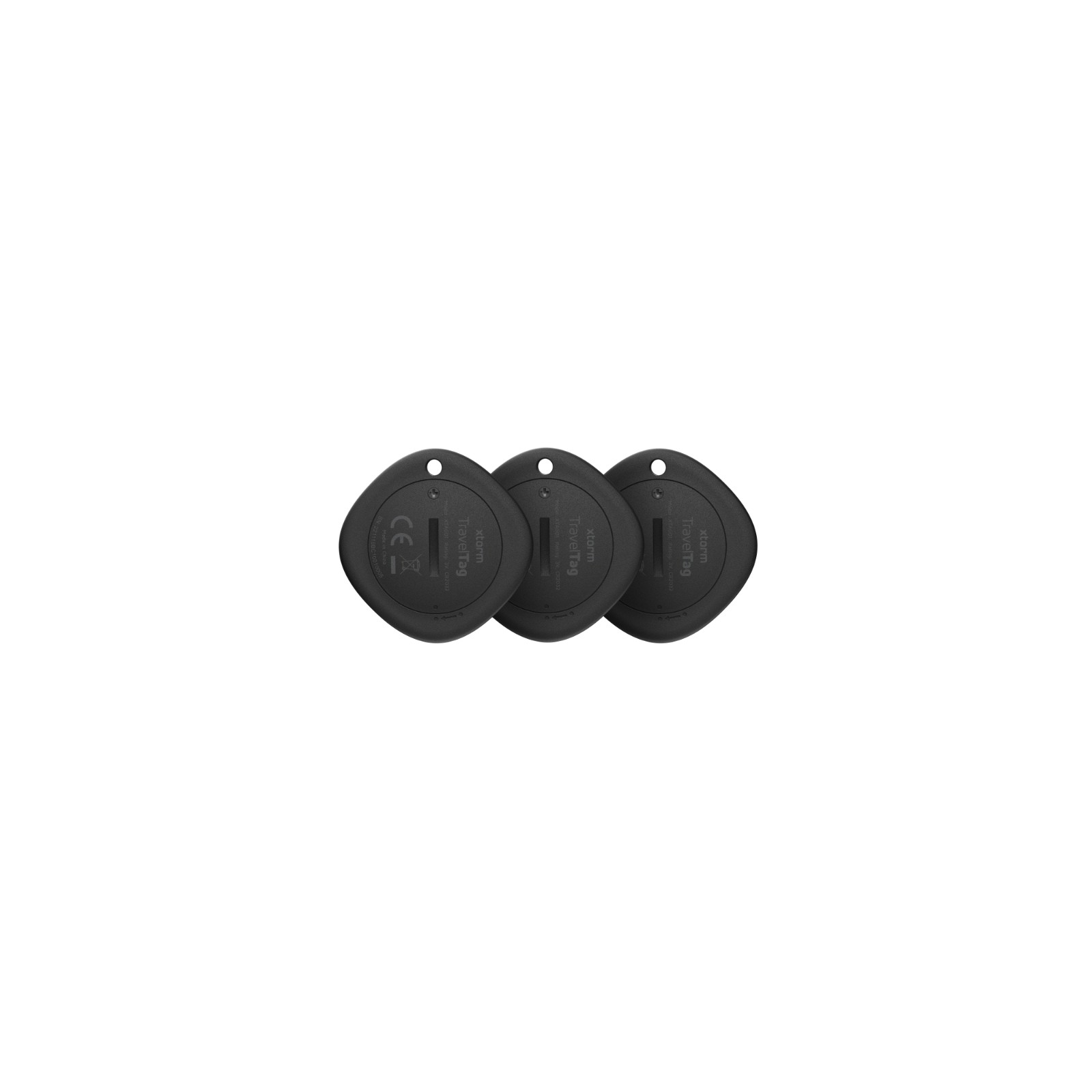 Pack of 3 Xtorm Travel Tag Locators in Black