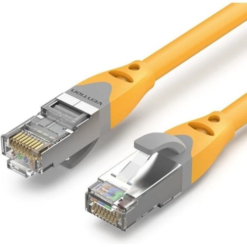 Cable De Red Rj45 Cat.6a Sftp Amarillo 5 M Vention