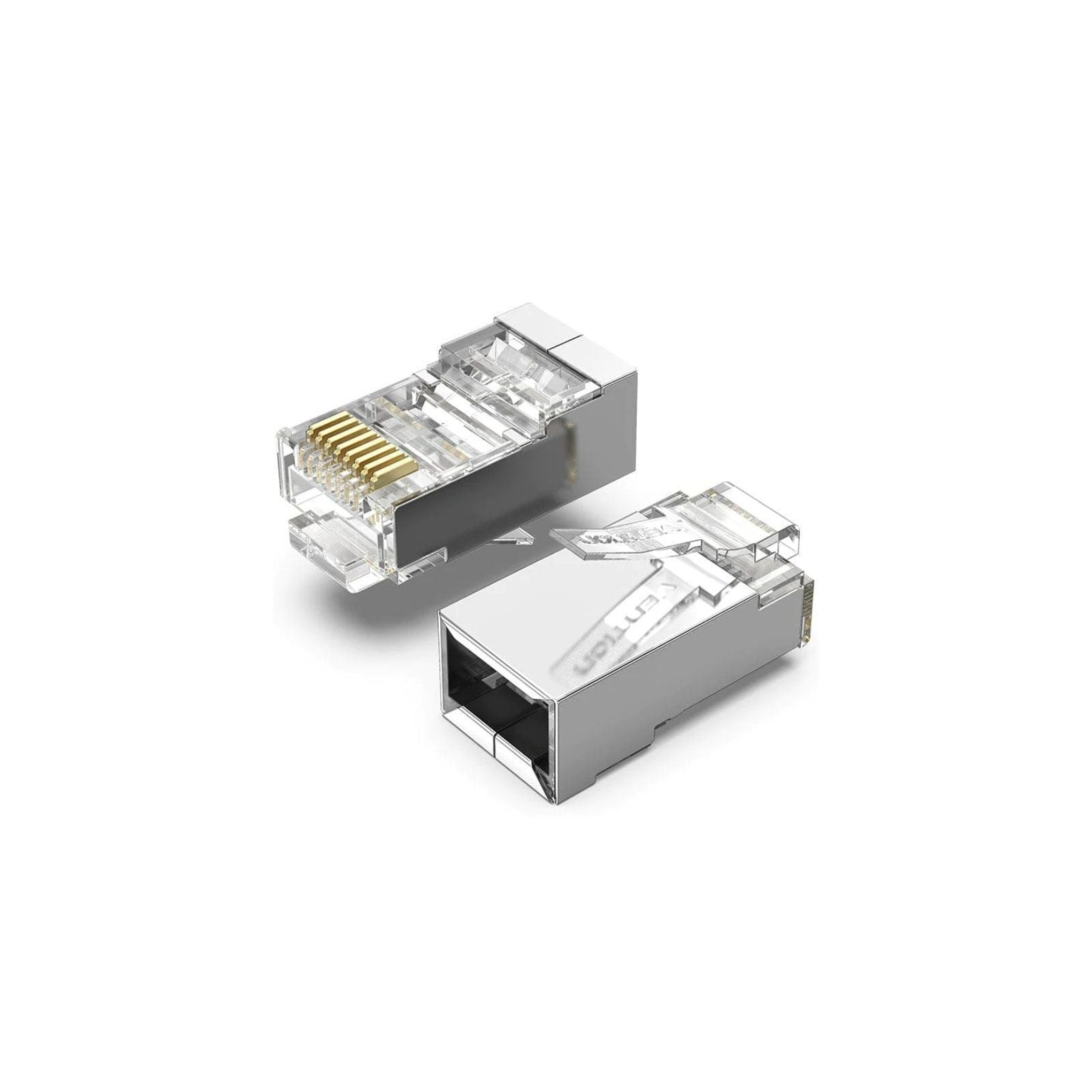 RJ45 Cat5e FTP Connector (10 pcs) Vention