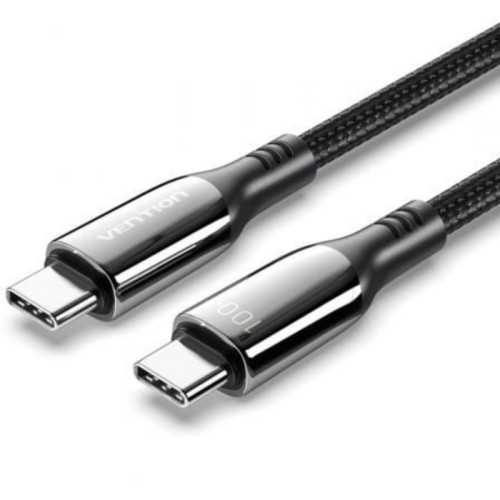 Cable 2.0 Usb-c A Usb-c 100w 2 M Negro Vention