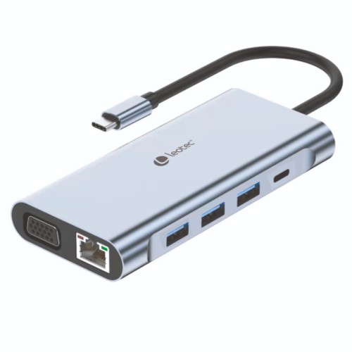 Docking Station 11 Puertos USB-C Leotec