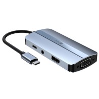 Docking Station USB-C de 7 Puertos Leotec